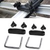 4x Roof Box U-bolts Clamps Luggage Frame With Roof Rack