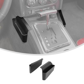 Linskip Center Console Organizer Compatible with 2009-2014 Dodge Challenger, Gear Shift Storage Tray for Challenger Interior Accessories(Black)