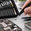 12-Piece Precision Tweezers Set for Electronics Repair – Anti-Static Stainless