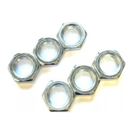Brighton 3/4-16 UNF THIN HEX JAM NUT - ZINC COATED - STEEL - 6 PIECES