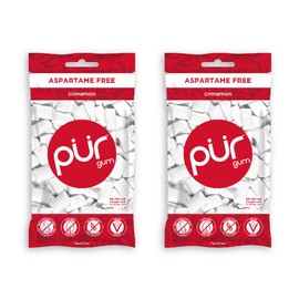 PUR PUR Gum, Cinnamon, 55 Count (Pack of 2)