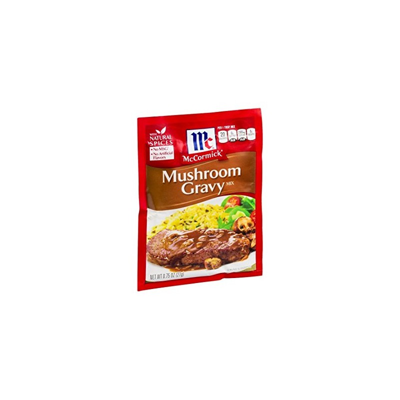 Mccormick Mushroom Gravy Mix .75 Oz (Pack of 6)