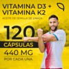 VITO - Vitamina D3-400 UI con K2 y Aceite de