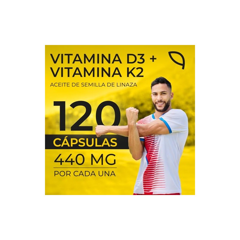 VITO - Vitamina D3-400 UI con K2 y Aceite de