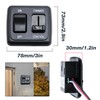 Vkinman RV Dimmer Switch 12V DC for LED Halogen Incandescent