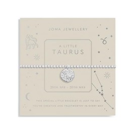 Joma Jewellery STAR SIGN A LITTLE TAURUS Silver Plated 17.5cm Stretch Bracelet stretch
