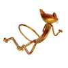 Cat Wine Holder Innovative Modern Style Decorative Metal Cat Shaped