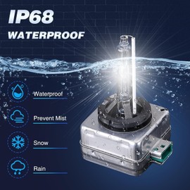 HID Headlight Ballast W/Igniter & D3S Bulb 2011 2012 2013 2014 2015 2016 2017 2018 2019 2020 for Chrysler 300 3.6L 5.7L 6.4L BAM92-143700 68170821AA W003T21971 Xenon Ballast Control Module