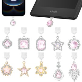 Dust Plug Charms Compatible with Kindle Paperwhite / 11th, 10Pcs Anti Dust Plug Charms for Type C/USB C Charging Port