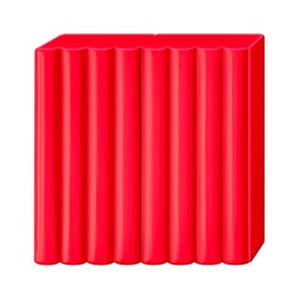 STAEDTLER Polymer Modelling Clay - FIMO Professional - Oven Bake Clay - True Red, 57g - 1 Block, 8040-200