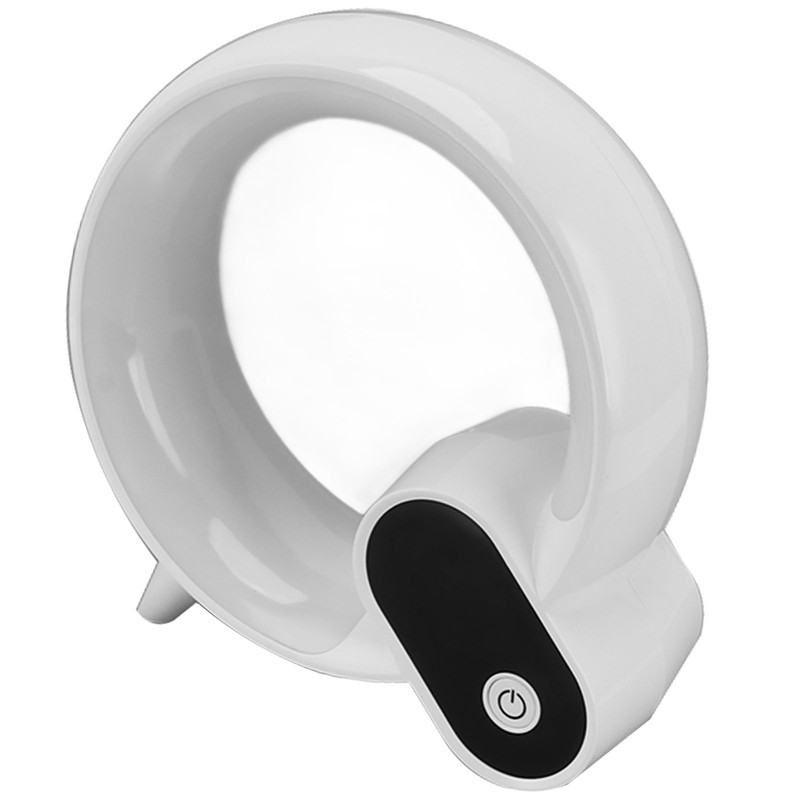 Sunrise Alarm Clock Q Shape White Digital Display 3 in