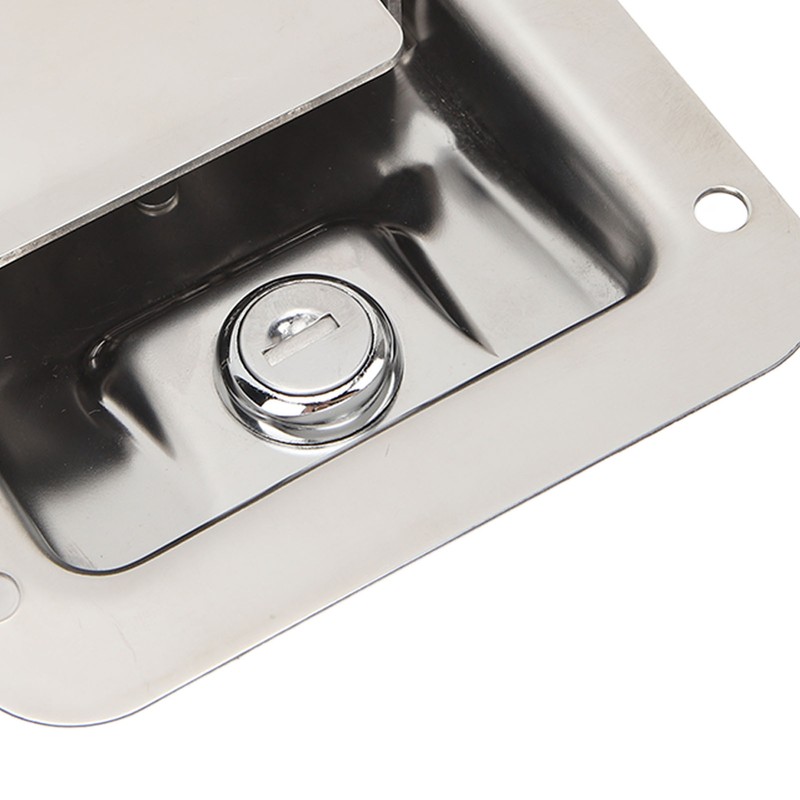 Trailer Door Key Lock Lock Stainless Steel Door Paddle Handle