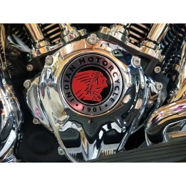 Indian Motorcycle, 111 Engine, Cam Cover Headdress Decal, Sticker, Emblem