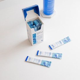 Santé Blue Azulene Plenty of Soothing Gel 5mlx20ea Azulene Soothing Peel Serum 50ml + Exclusive Brush / 상떼 블루 아줄렌 듬뿍 수더겔 5mlx20ea 아줄렌수더필세럼50ml+전용붓