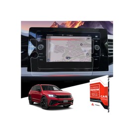 For 2018~2024 VW/Volkswagen Tiguan& 2018~2023 Atlas& 2020~2022 Atlas Cross Sport 8 Inch Matte Screen Protector - [No More Glare& Fingerprint] - Mil-Grade 9H+ Tempered Glass - Touchscreen *1