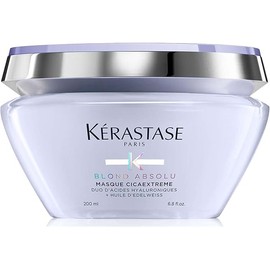 KÉRASTASE Blond Absolute Cicaextreme Conditioning Hair Mask for Weak, Sensitized Hair Post-Bleaching, Repairs and Nourishes Damage and Split Ends with Hyaluronic Acid & Edelweiss, 6.8 Fl Oz