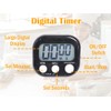 Anlising Pack of 6 Digital Egg Timers, 6 Colours Digital