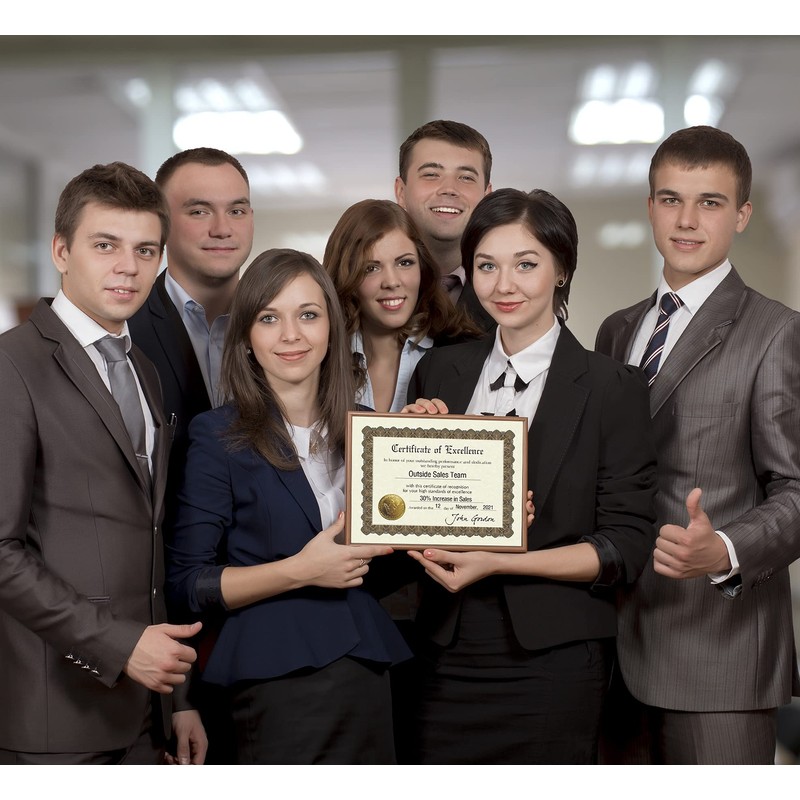 Great Papers! Certificate of Excellence, Pre-Printed, Gold Foil, Embossed, 8.5"