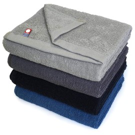 Murakami Towel, Imabari Towel, Commercial Use, Face Towels, Set of 4, M Color, 13.4 x 33.9 inches (34 x 86 cm), For Beauty Salons, 100 Colors, Lightweight, Thin, Room Drying, Absorbent, Quick Drying,