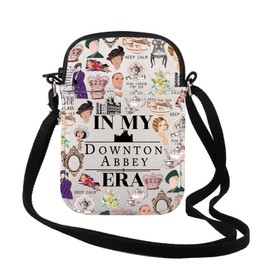 TSOTMO TV Show Inspired Gift Zipper Pouch Crossbody Bag For Fans Lady Violet Feminist Gift (ABBEY CR CA)