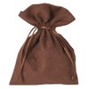 Bartl 110603 Velvet Pouch Large Brown