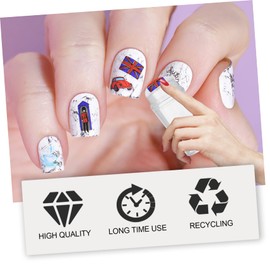 TOVINANNA 4pcs Nail Art Stamping Plates Set DIY Manicure Stamper for Unique Nail Designs for Professionals and Beginners