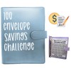 100 Envelope Challenge Binder, Savings Challenges Sheets，Easy and Fun Way