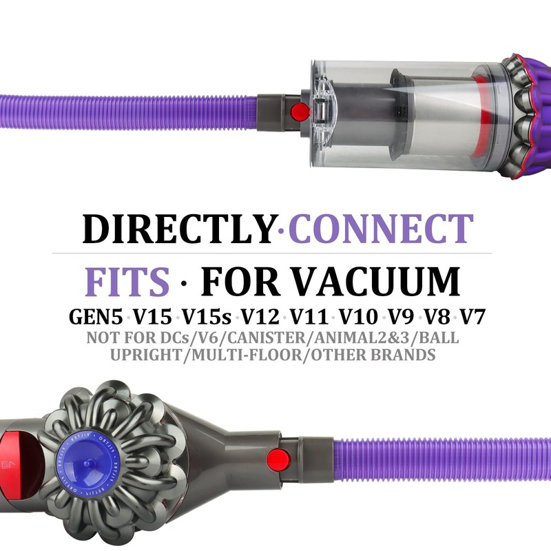 Fullclean Dryer Vent Lint Vacuum Attachments Hose for Dyson Gen5