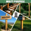 4Pcs Adjustable Post Anchor Base Fit 1.5x1.5,2x2,2x4,4x4 Wood Fence Pergola