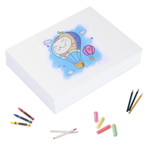 WAUPPY 12"x17" Sketch Drawing Paper 100 Sheets Art Craft Paper