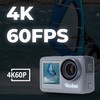 Rollei Action-Cam 9s Plus I 4K 60fps Unterwasserkamera mit Selfie-Display,