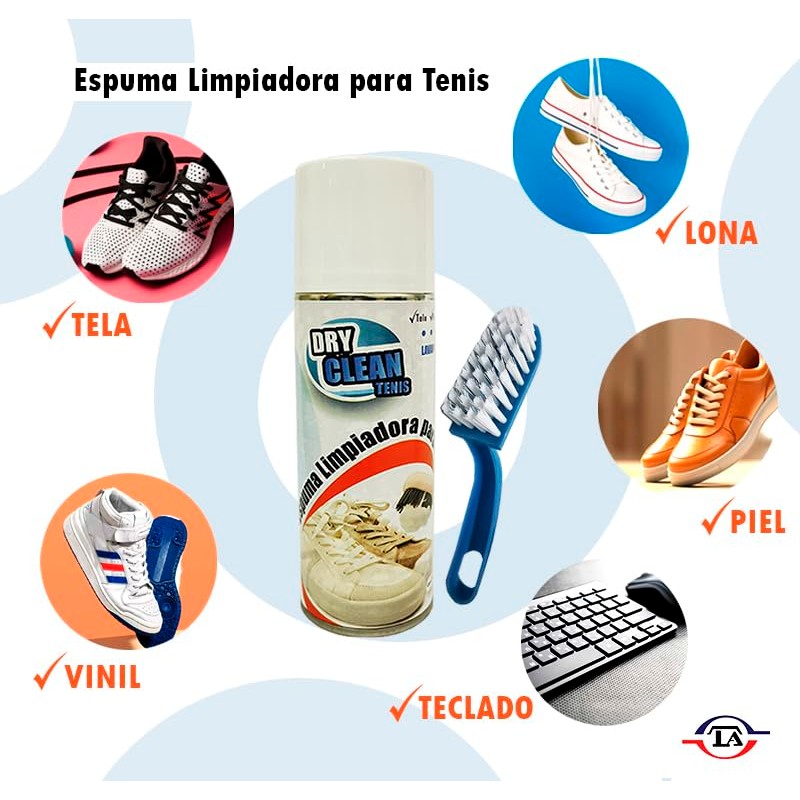 Espuma Limpiadora para TENIS 250 Gr + 1 Cepillo