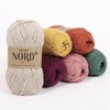 Drops Nord 02 UNI Black Alpaca Wool Polyamide Yarn