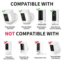 25ft/7.5m Weatherproof Charger Cable for Outdoor Cam Plus,Spotlight Cam Plus/Pro(Battery), with Power Adapter Continuously Charging Your Security Camera