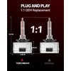 Torchbeam D3S HID Bulbs, Xenon 6000K 35W HID Bulb with