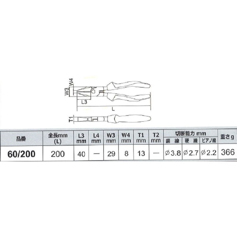 Will Strong Pliers 60/200