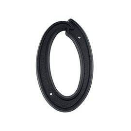 HASWARE 5.5 inch House Number Modern Door Numbers Street Home Address Numerals,Black ABS Plastic (0)