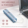 Eléctrica Depiladora Facial Usb Portátil Mujer,con 2 Cabezal