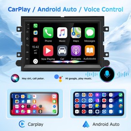 Android 13 Car Stereo for Ford F150/F250F350 2004-2014 with Wireless CarPlay & Android Auto, 2GB+32GB, AHD Backup Camera, WiFi/Bluetooth/SWC/Mirror Link, 7” IPS HD Touchscreen (1080x720)
