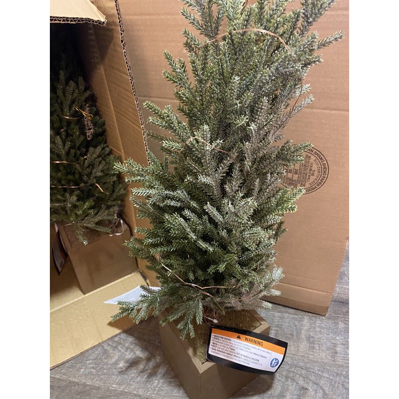 Merry Brite 23” Merry Brite Pre-Lit Christmas Tree PACK OF