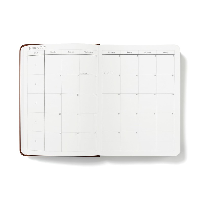 Wykeham's Executive Journal - 2025 Tag pro Seite Tagebuch und