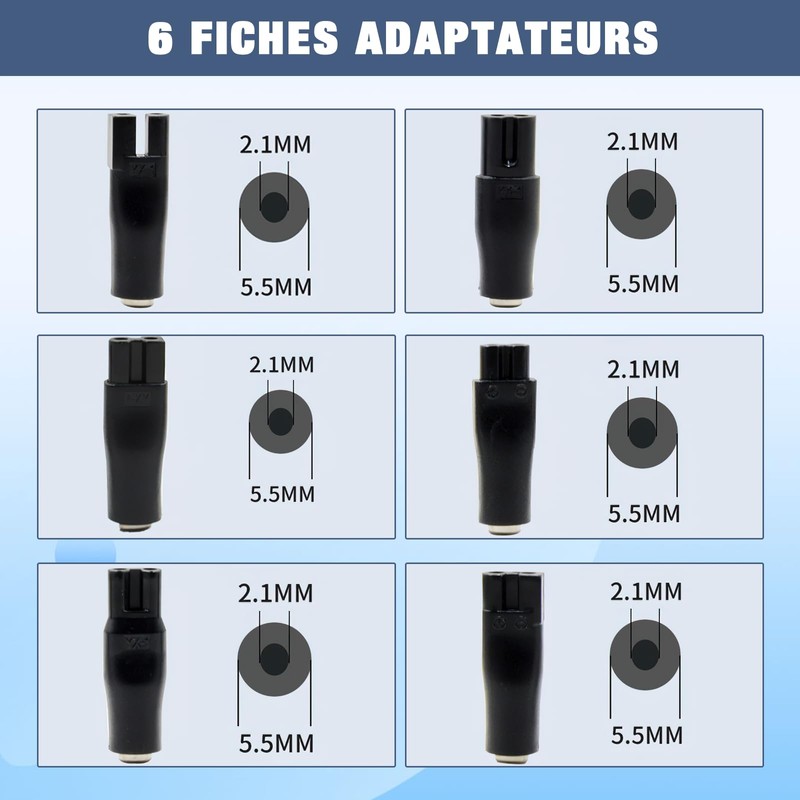 Shaver Charger, Universal Cable for Various Brands