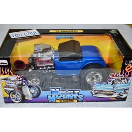 Muscle Machines Blue ‘32 Ford Roadster 1:18 California Too Cool Model NIB #118