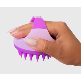 Dunnock Manual Scalp Massager & Shampoo Brush (Purple) – Designed to give You a Salon-Like Scalp Treatment at Home Turn Every Wash Into a Spa Experience.