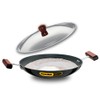 Futura Non-Stick Appachatty Breakfast Pan with Stainless Steel Lid 8.66