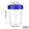 TJHypenete 10PCS Small Containers with Lids, 4 oz Reusable Salad