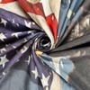 Viajar American Flag Shower Curtain, 4th of July Shower Curtain