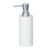 Wenko Mila Liquid Soap Dispenser Capacity 0.26 l White Ceramic