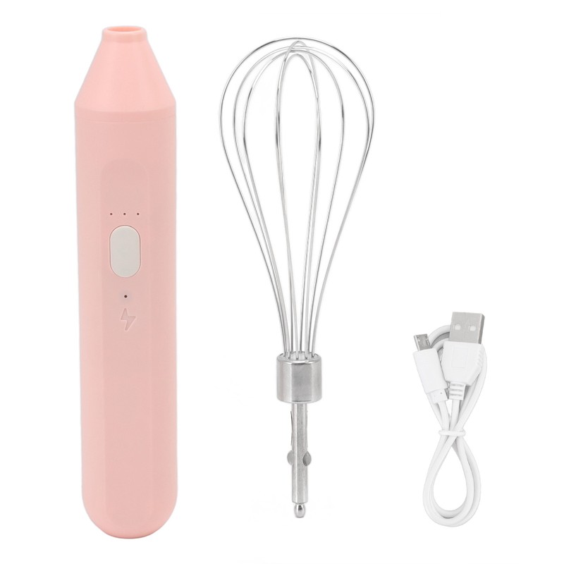 Electric Egg Beater Handheld USB Charging Milk Frother Portable Cordless