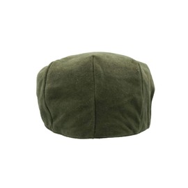 Walker & Hawkes - Moleskin Shenmore Flat Cap - Olive - L (59CM)